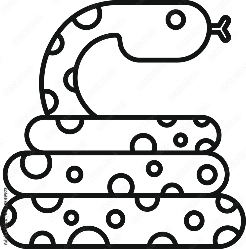 Poster python programming language logo represented as a pile of stones with a snake on top