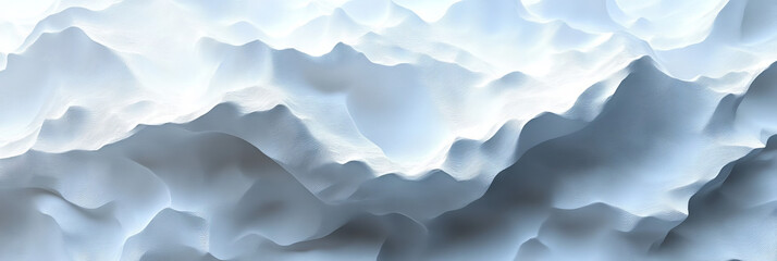 Fototapeta premium Abstract 3D Render of a Mountain Range