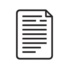 Icon of a document with text lines and bullet points.