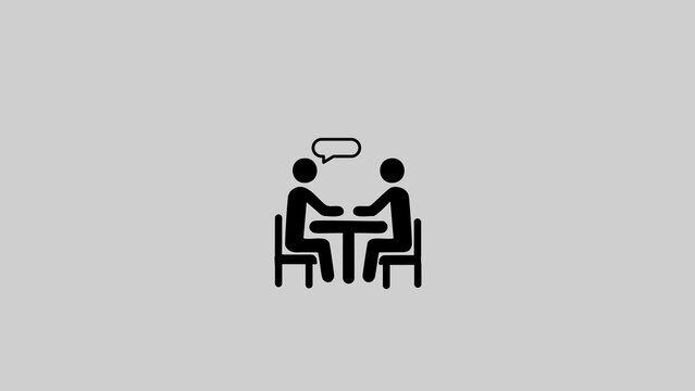 Two man communication discus personal subject