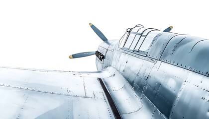 Obraz premium Classic Airplane Tail Close-Up