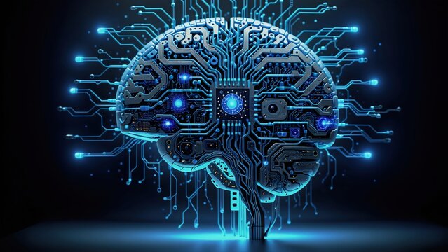 Inteligencia artificial, cerebro artificial. M&aacute;quina perfecta. 