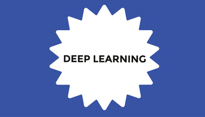 Deep learning button web banner templates. Vector Illustration 
