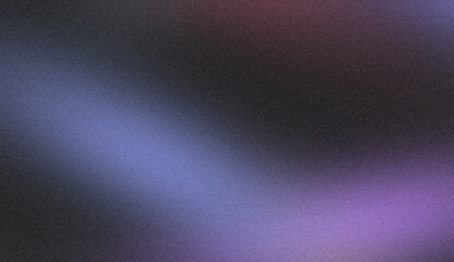 Trendy color gradient soft grainy backdrop design background. Dark purple blue abstract noisy grainy gradient website header, poster and banner.