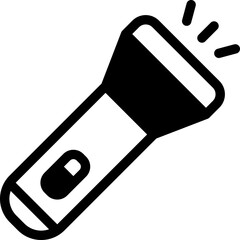 Vector Icon Flashlight, Electronics, Torch, Light, Tool, Doctor Tools, Checkup