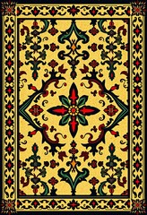 Colorful Retro Decorative Pattern Inspired by Vintage Designs, Featuring Bright Elements and Old-Fashioned Backgrounds for a Fun Retro Aesthetic