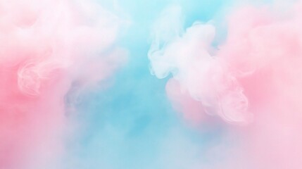 Fototapeta premium Soft Pink and Blue Abstract Cloud Background