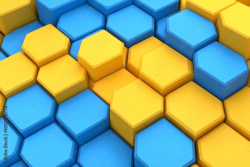 Poster digital network connection communication medicals hexagon polygon shape design science technology me