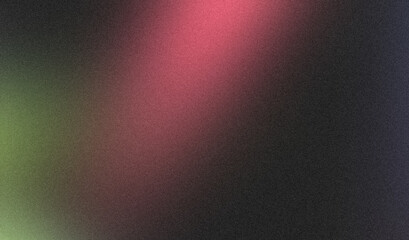 Trendy color gradient soft grainy backdrop design background. Dark magenta green abstract noisy grainy gradient website header, poster and banner.