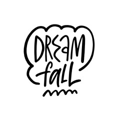 This Dream Fall Text Design features stunning visuals ideal for various creative projects