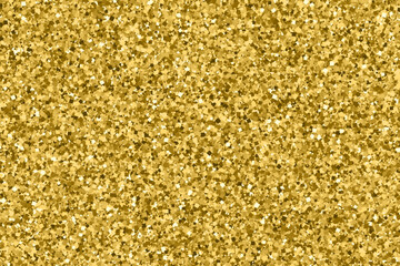 Glitter gold texture backgrounds. Golden pattern yellow light. Glow vector shine. Dust bright blink abstract banner. Illustration, Eps 10