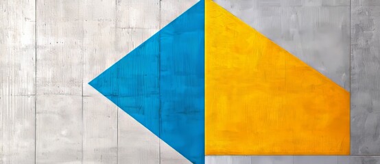 This rug displays a vibrant mix of blue, orange, and white hues, as well as geometric shapes in different sizes and patterns.