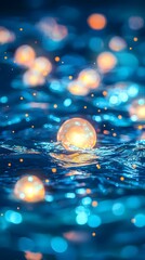 Abstract Water Bokeh Lights