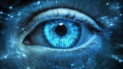 Digital Eye, Cybernetic Vision, Tech Art