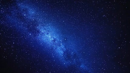 Fototapeta premium Stunning Night Sky with Bright Stars and Galaxies