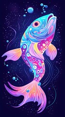 Colorful Fish Illustration