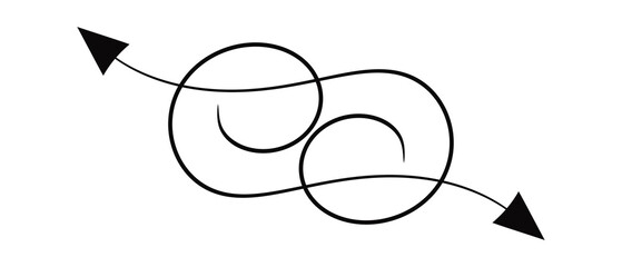 Black Text Divider Isolated on White