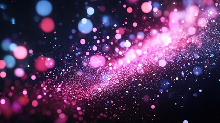 Vibrant Abstract Background with Bokeh Effect