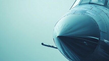 Close-up of a Fighter Jet's Nose Cone