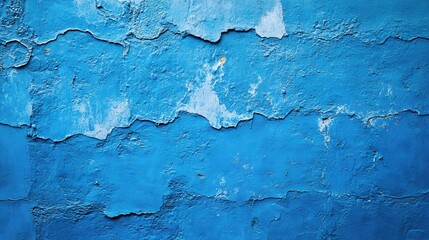 Obraz premium Vibrant Blue Textured Wall Background