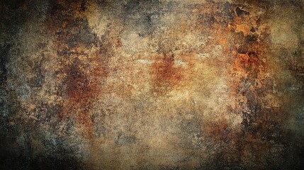 Abstract Grunge Texture with Warm Tones and Patterns