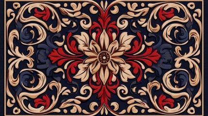 Joyful Nostalgia: A Vibrant Retro Patterned Backdrop Celebrating Artistic Creativity