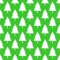 seamless pattern with christmas trees