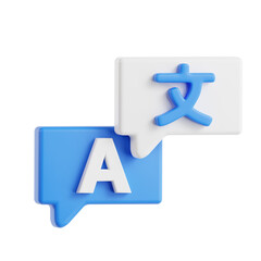 Colorful Alphabet Speech Bubbles