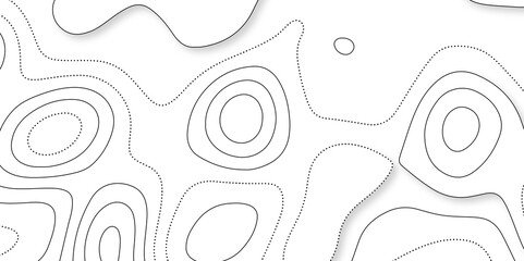 Abstract lines background. Contour maps. Vector illustration. The stylized height of the topographic map contour in lines and contours isolated on transparent. technology topo landscape grid map text