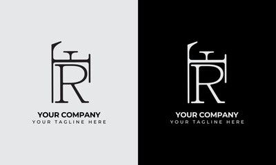 RF Logo design, RF logo, FR logo Letter FR logo