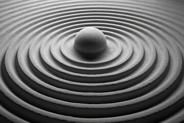 Strikingly simple backgrounds showcasing concentric monochrome elements.