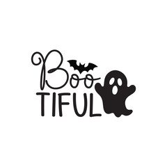 Boo Tiful Groovy Svg T-Shirt Design