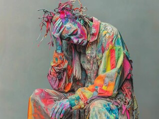 Fototapeta premium Hyper human emotion