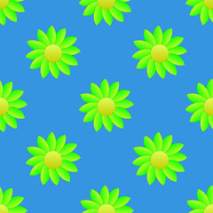 seamless background with flowers