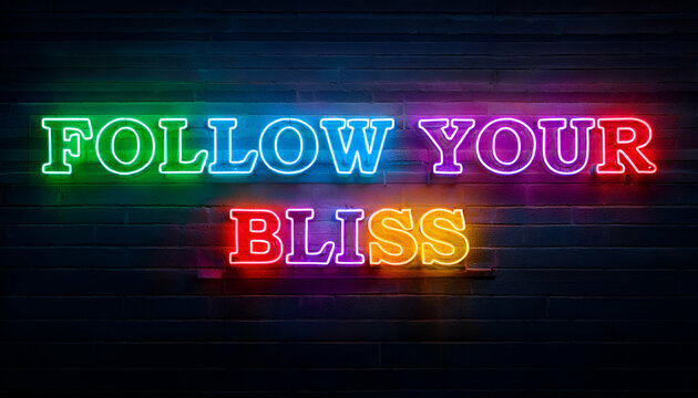 Follow your bliss word