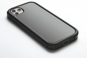 Smartphone case mockup isolated created with Generative AI