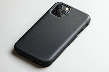 Smartphone case mockup isolated created with Generative AI