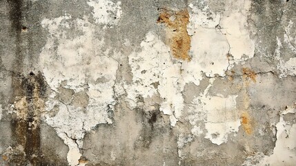 Fototapeta premium Textured Wall with Cracks and Peeling Paint