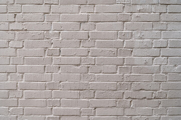 White wall brick texture. Old pattern stone. Bricks architecture building. Brick wall brown construction. Abstract textured block surface.