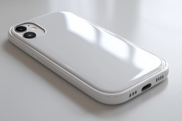 Smartphone case mockup isolated created with Generative AI