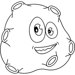 Cartoon Bacteria Icon