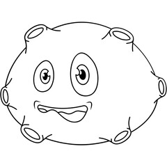 Cartoon Bacteria Icon