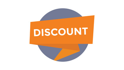 discount button web banner templates. Vector Illustration