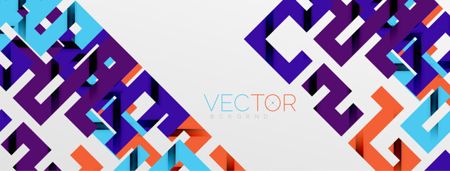 Color bend lines with shadow texture effect. Vector Illustration For Wallpaper, Banner, Background, Card, Book Illustration, landing page