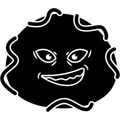 Cartoon Bacteria Icon