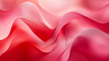 Soft red gradients and abstract shapes blending together to form a harmonious and fluid visual...