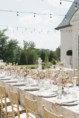 Luxe Wedding Reception Tablescape and Floral Decor Design