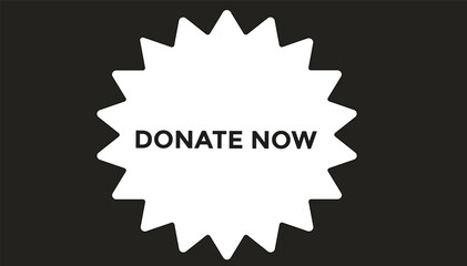 Donate now web banner templates. Vector Illustration 
