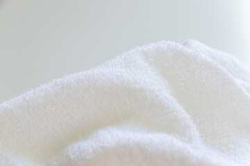 やわらかな白いタオル