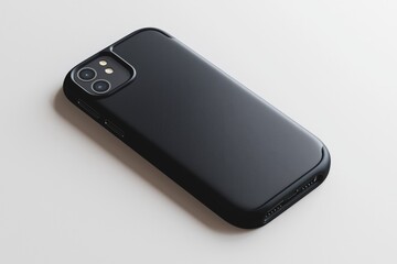 Smartphone case mockup isolated created with Generative AI